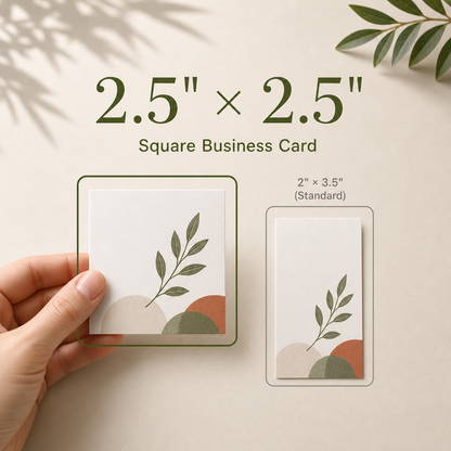 Square Business Cards Printing