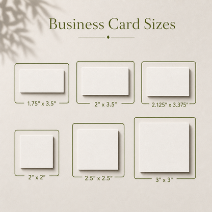 Standard Business Card Printing