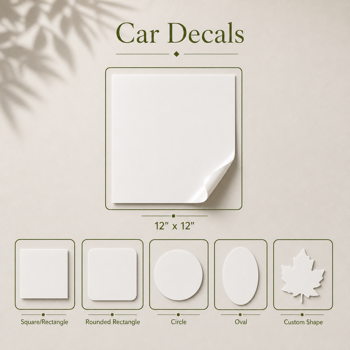 Custom Car Decal Printing