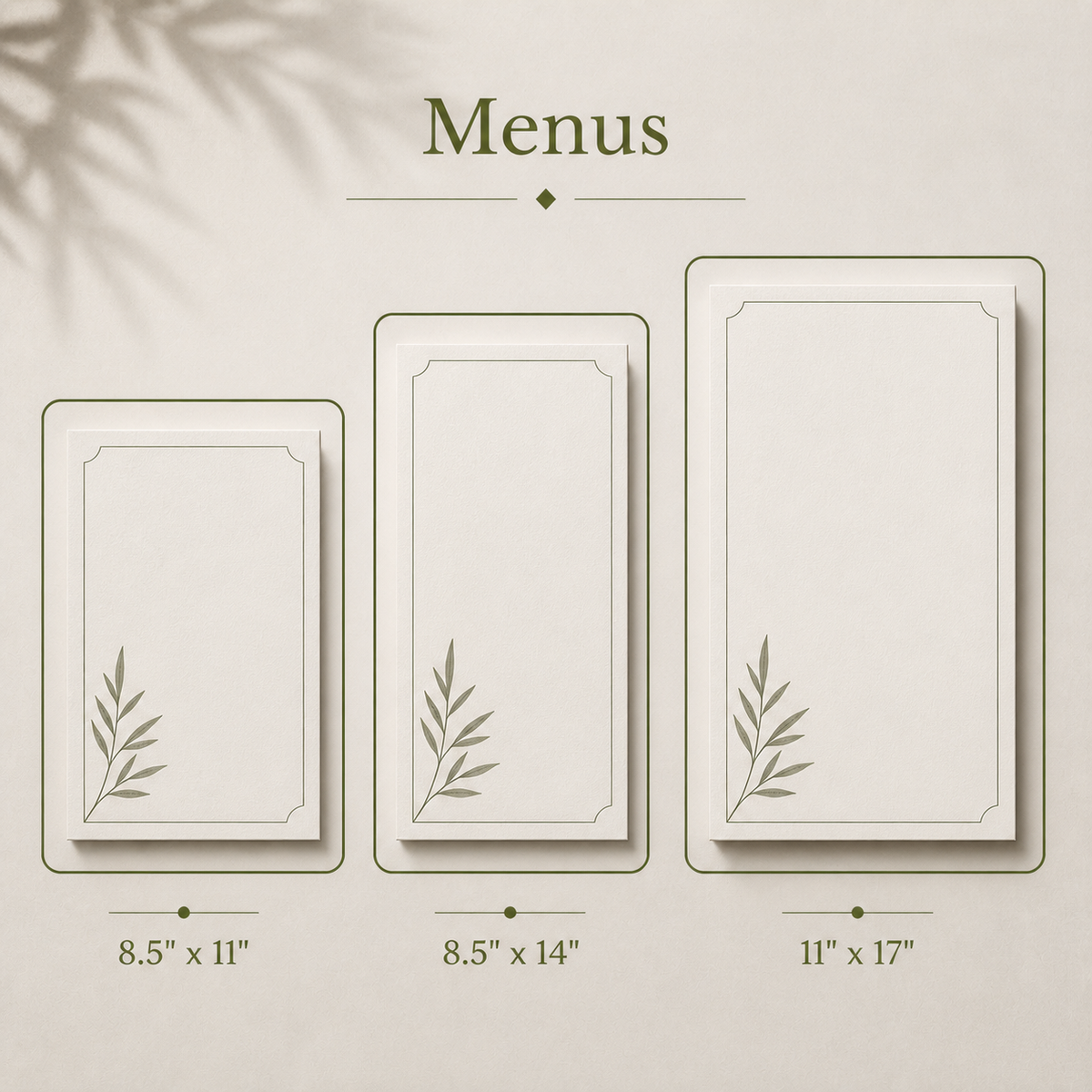 Restaurant Menu Printing