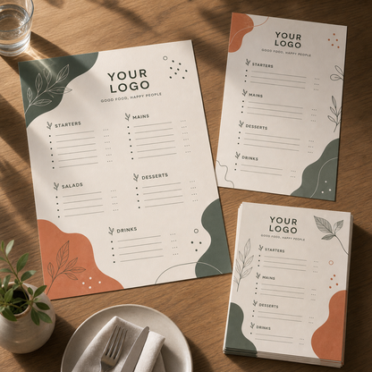 Restaurant Menu Printing